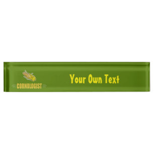 I Love Corn Name Plate
