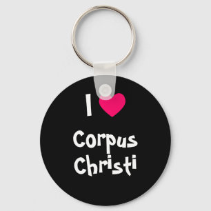 I Love Corpus Christi Keychain