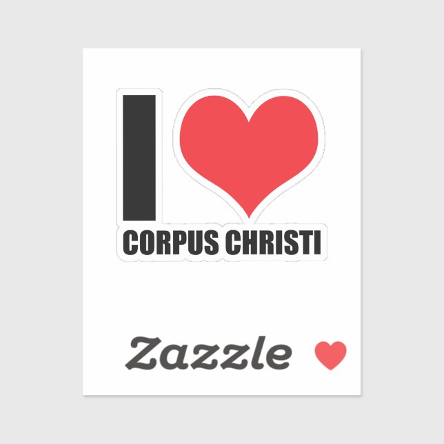 I love Corpus Christi Sticker (Sheet)