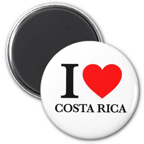 I Love Costa Rica Magnet