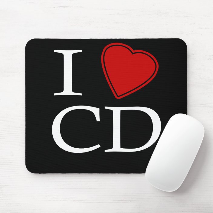 I Love Cote d'Ivoire Mousepad