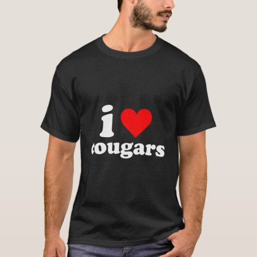 I Love Cougars T_Shirt