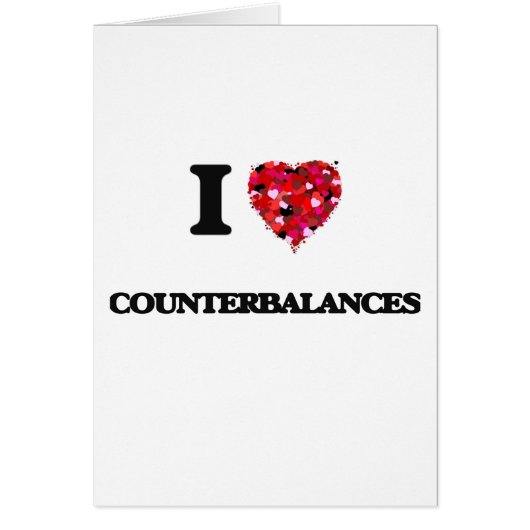 I love Counterbalances Cards (Front)