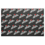 I LOVE COUNTRY LINE DANCE FABRIC