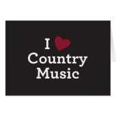 I Love Country Music (Front Horizontal)
