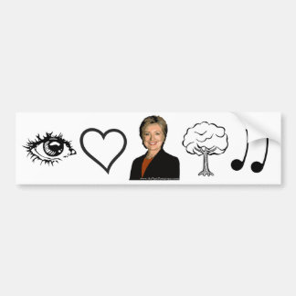 I Love Country Music Bumper Sticker