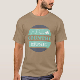 I love country music retro T-Shirt