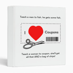 I Love Coupons - Teach A Man To Fish Binder