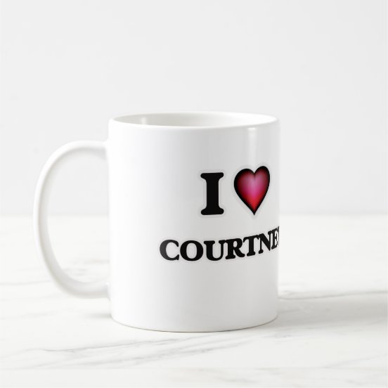 I Love Courtney Coffee & Travel Mugs Zazzle