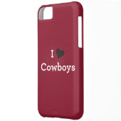I Love Cowboys Case-Mate iPhone Case (Back Left)