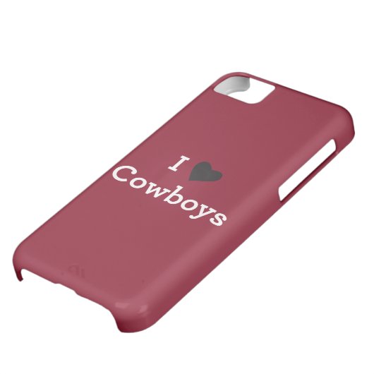I Love Cowboys Case-Mate iPhone Case (Bottom)