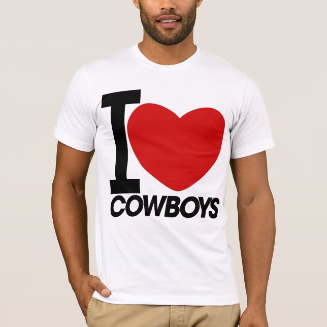 I love Cowboys t-shirt (Front)