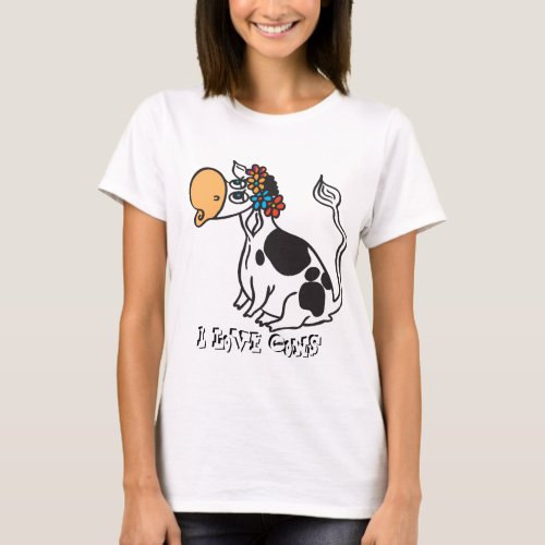 I Love Cows T_Shirt