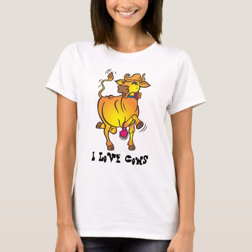 I Love Cows T_Shirt
