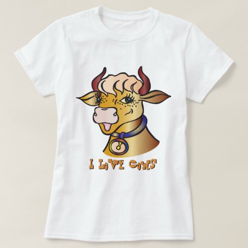 I Love Cows T_Shirt