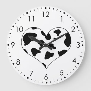 I Love Cows Wall Clock