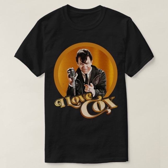 I LOVE COX Solid Gold T-Shirt (Design Front)