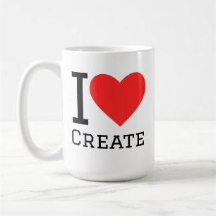 I love create coffee mug