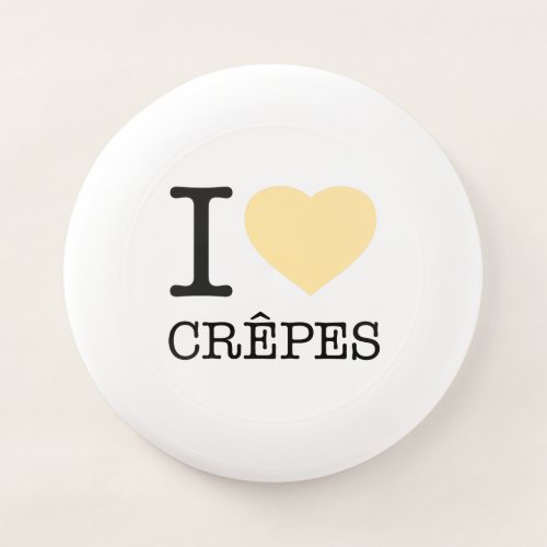 I LOVE CREPES Wham_O FRISBEE