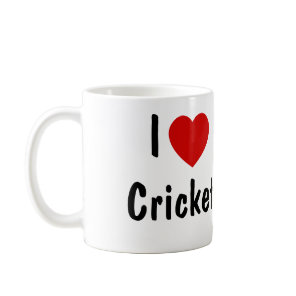 I Love Cricket Coffee Mug