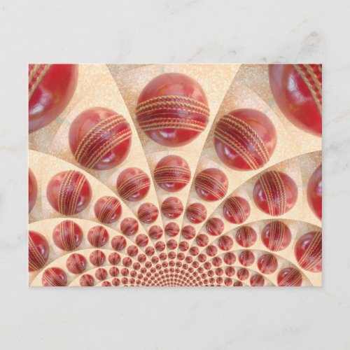 i Love Cricket Red Balls Customize Product Postcard