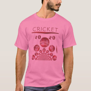 I love cricket t20 Kaleidoscope Cool Art design T-Shirt