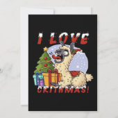 I LOVE CRITHMAS Llama (Back)