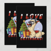 I LOVE CRITHMAS Llama  (Front/Back)