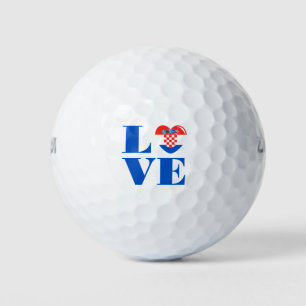 I love Croatia Golf Balls