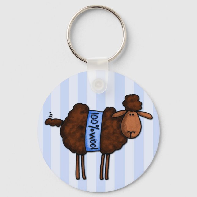 i love crochet keychain (Front)