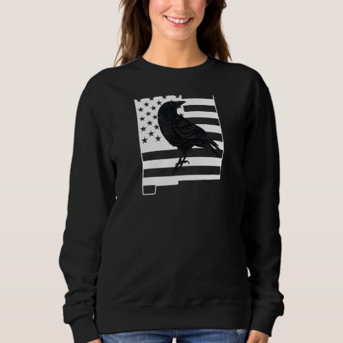 I Love Crows Silhouette Sweatshirt