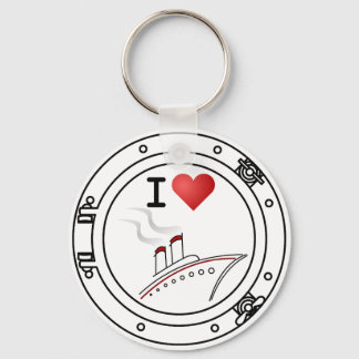 I Love Cruising Keychain