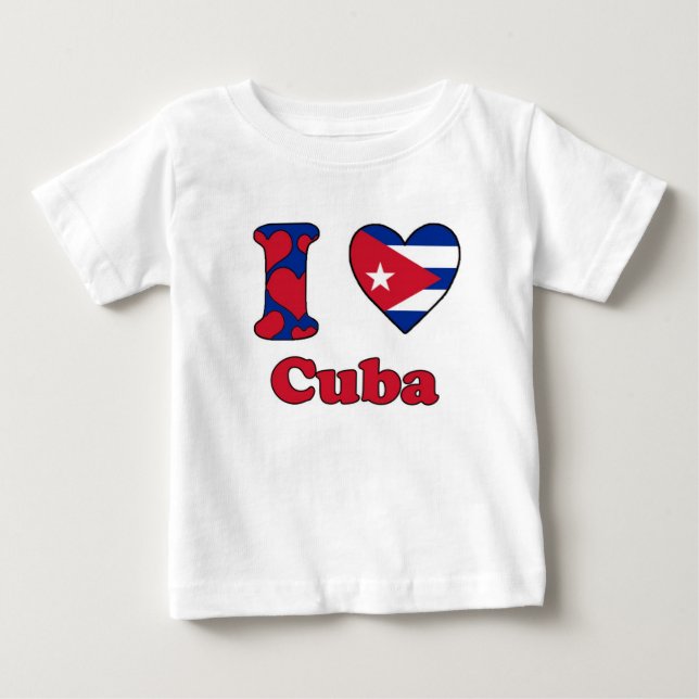 I love Cuba Baby T-Shirt (Front)