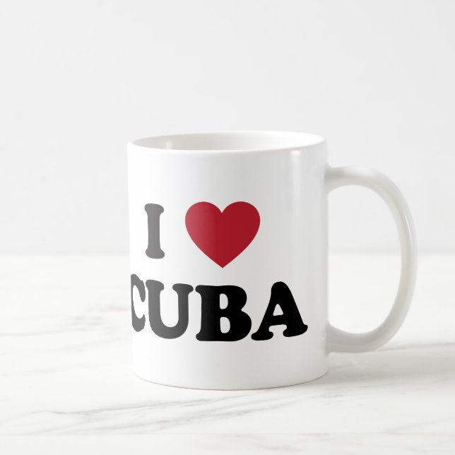 I Love Cuba Coffee Mug (Right)