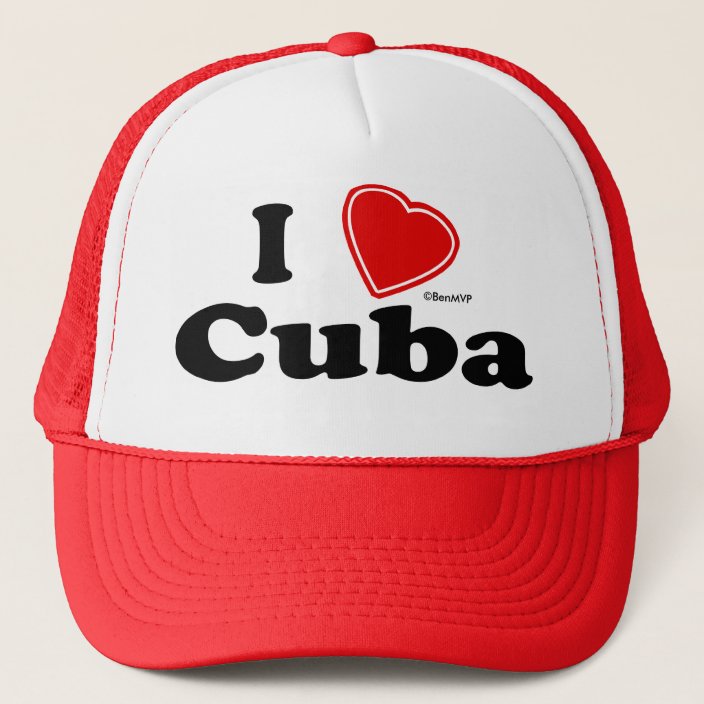 I Love Cuba Hat
