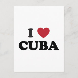 I Love Cuba Postcard