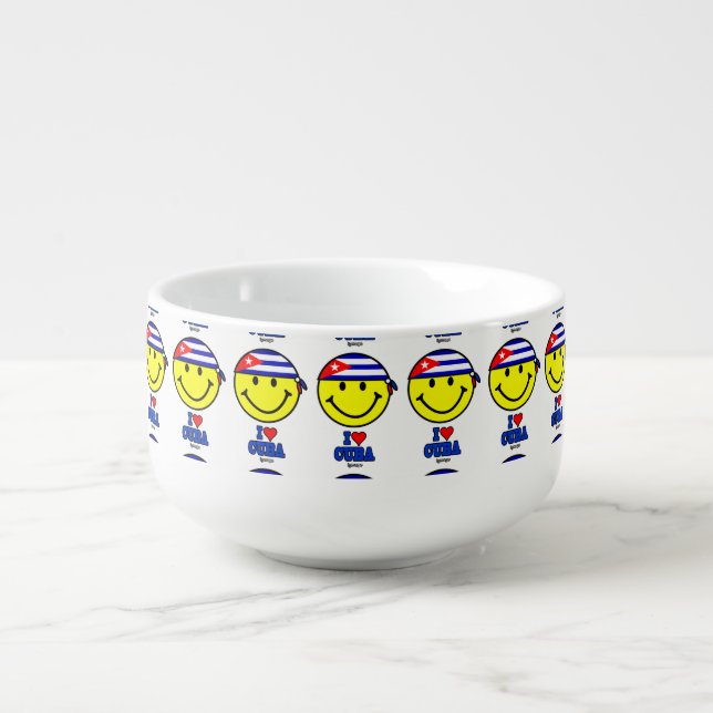 I LOVE CUBA SOUP MUG (Front)