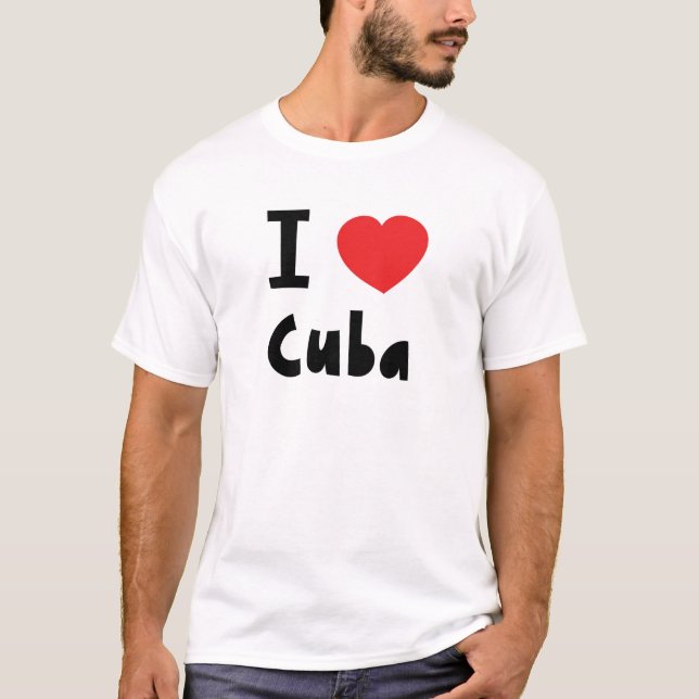 I love cuba T-Shirt (Front)