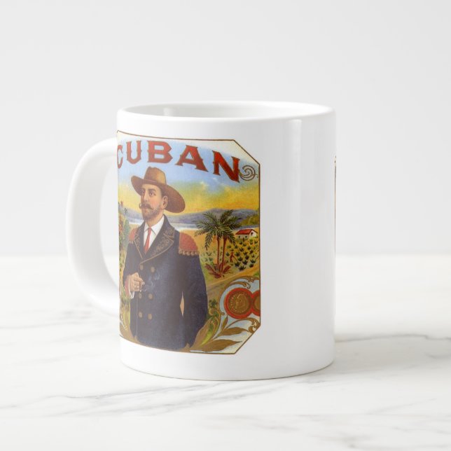 I love Cuban Cigars  bone china mug (Front Left)