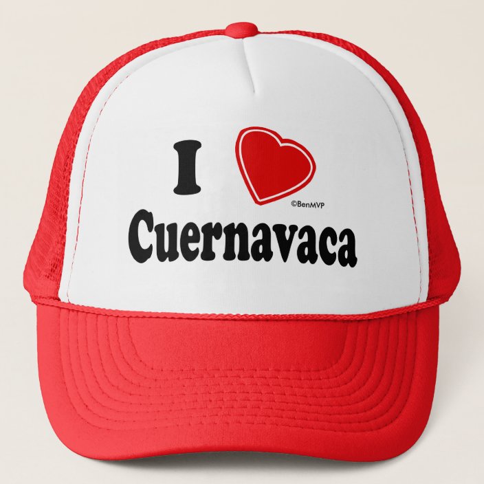 I Love Cuernavaca Mesh Hat