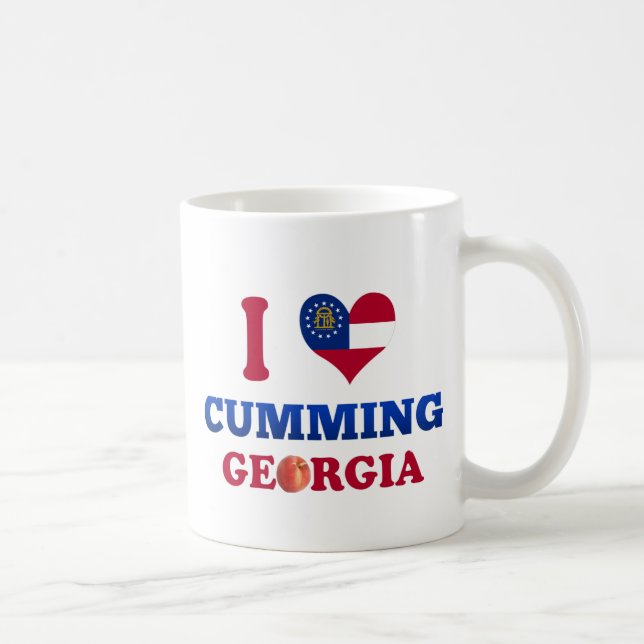 I Love Cumming, Georgia Coffee Mug (Right)