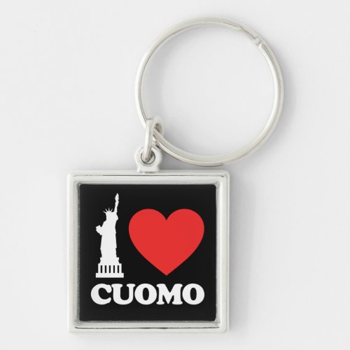 I Love Cuomo  Statue of Liberty Keychain
