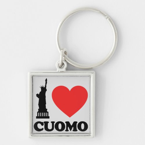 I Love Cuomo  Statue of Liberty Keychain