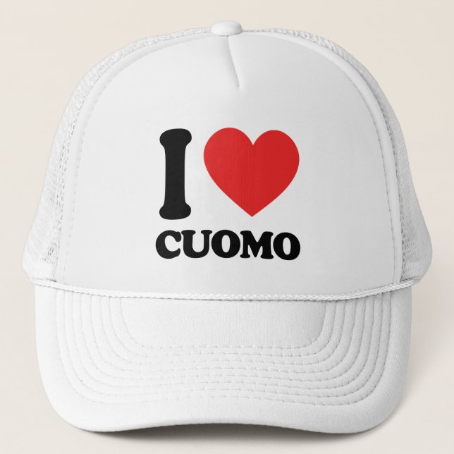 I Love Cuomo Trucker Hat (Front)