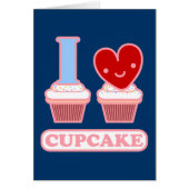 I Love Cupcake Card (Front)