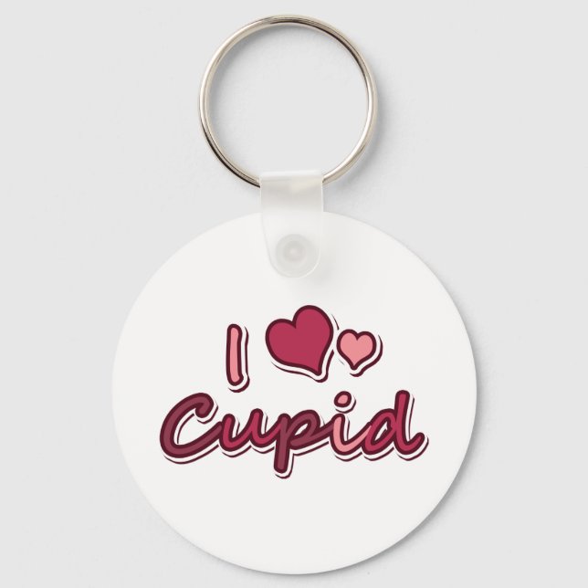 I Love Cupid Keychain (Front)