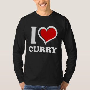 I Love Curry I Heart T-Shirt