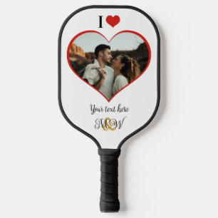I love custom text pickleball paddle