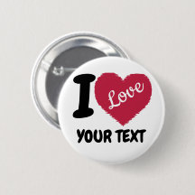 I Love Customizable Text I Heart Your Text