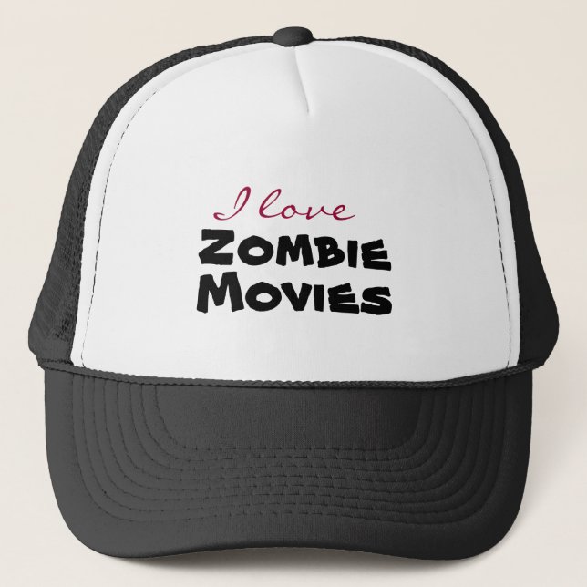 I love [customize] trucker hat (Front)
